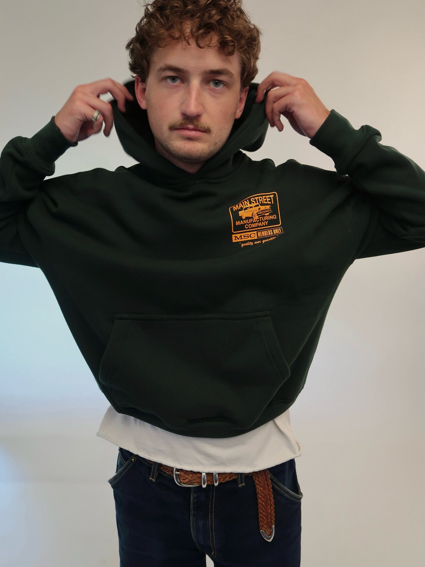 Heavy Weight Hoodie - Forest Green